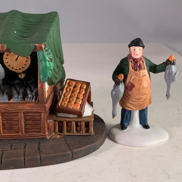 Dept 56 Poultry Market Dickens Village Christmas Accessory - Picture 2 of 11